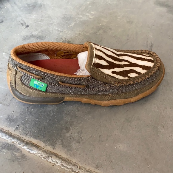 Twisted X Shoes - Twisted X Zebra Slide Mocs Shoes